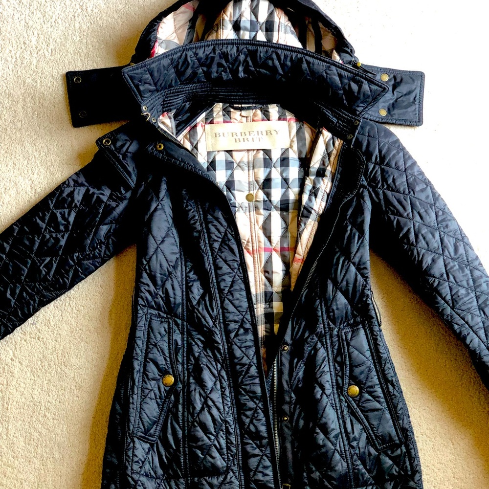Quilted Burberry Brit Coat